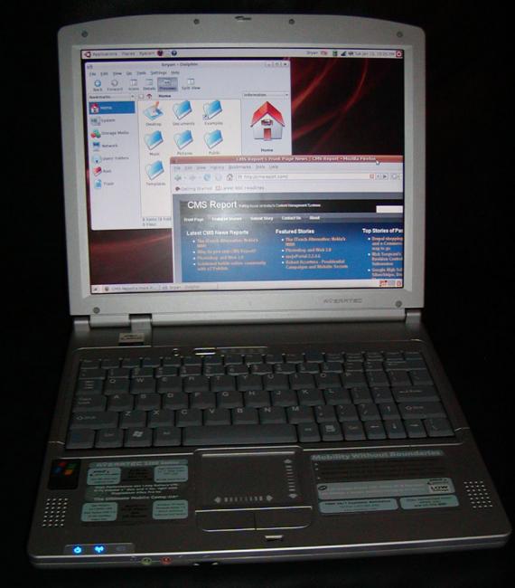 Ubuntu Linux on my Averatec 3220 Laptop