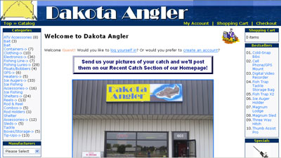 Fishing with osCommerce