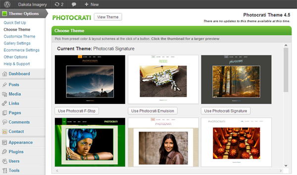 The Photographer’s CMS: WordPress 3.5 plus Photocrati 4.5