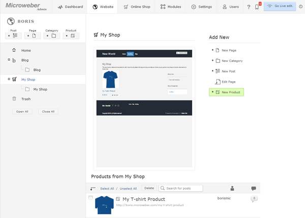 Put this one on your radar: Microweber CMS